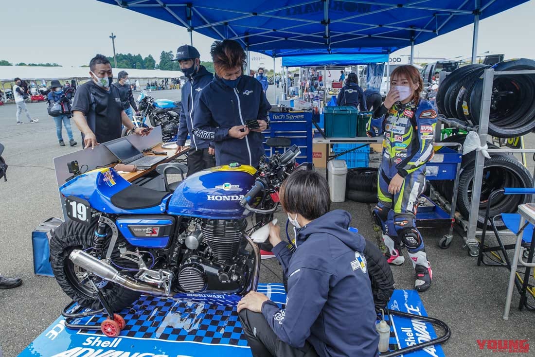 |モリワキGB350鉄馬プロジェクトレポート#3【一般公募ライダーが見事チェッカー! 歓喜の表彰台に】〈注目! ホビーレース最新特報〉