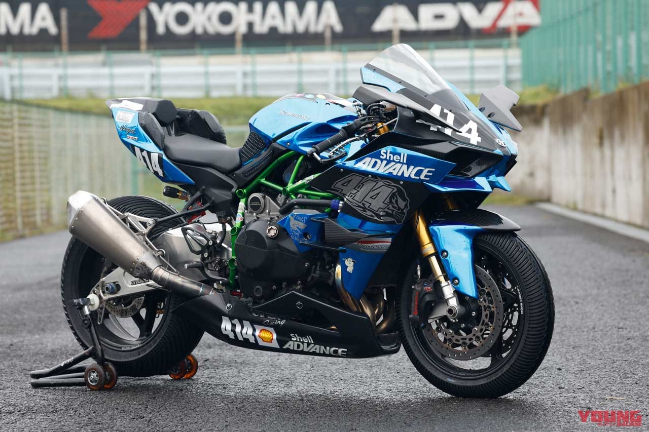KAWASAKI NINJA H2R|鉄フレームのハヤブサ”鐵隼”と振り返る、テイストオブツクバ ハーキュリーズ参戦マシン