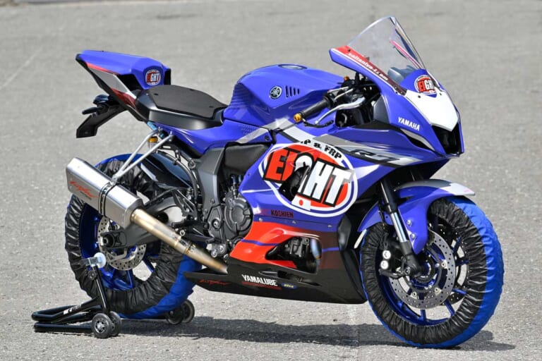 エイト YZF-R7カスタム【レーシングボディを身にまといサーキットランを楽しもう】