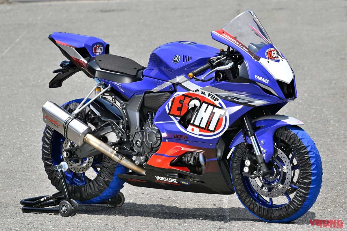エイト YZF-R7カスタム【レーシングボディを身にまといサーキットランを楽しもう】