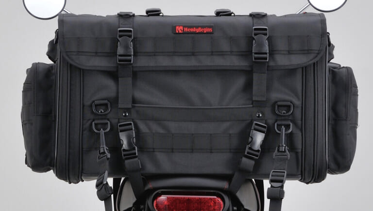 デイトナ ヘンリービギンズ シートバッグ|DH-760|デイトナ ヘンリービギンズ シートバッグPROII 試用インプレッション【大型バッグ初のシンプル装着】