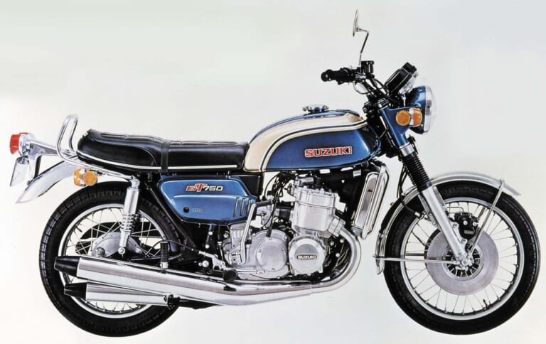 スズキGT750|空冷全盛に現れた、日本初の2スト水冷モデル:スズキGT750【あの素晴らしい名車をもう一度】