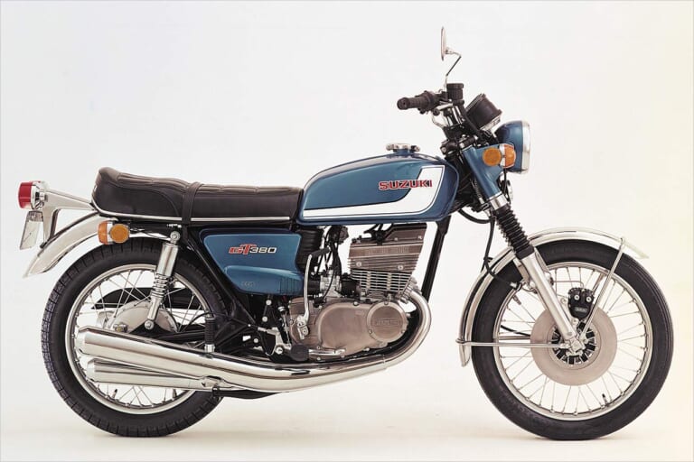 スズキGT380|空冷全盛に現れた、日本初の2スト水冷モデル:スズキGT750【あの素晴らしい名車をもう一度】
