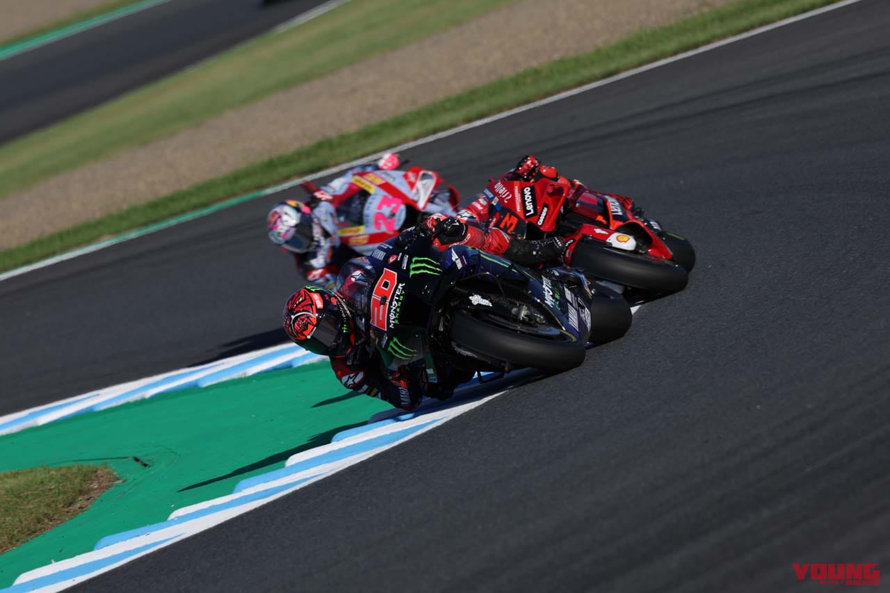 #20ファビオ・クアルタラロと#63フランチェスコ・バニャイア|速い! 強い! 小椋藍! 3年ぶり開催のMotoGP日本グランプリで母国GP優勝