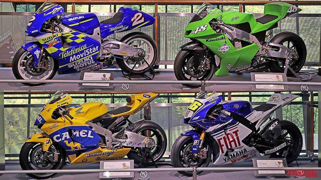 カワサキのMotoGPマシン! 日本GPを目前にホンダコレクションホールの展示に追加