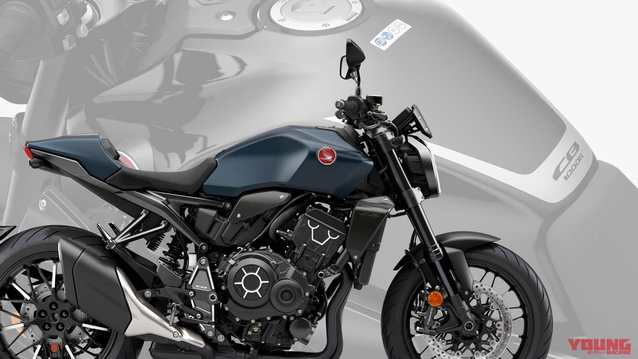 ホンダ「CB1000R」2023年モデル登場! ブラックエディションにはマットジーンズブルーメタリックを追加【欧州】