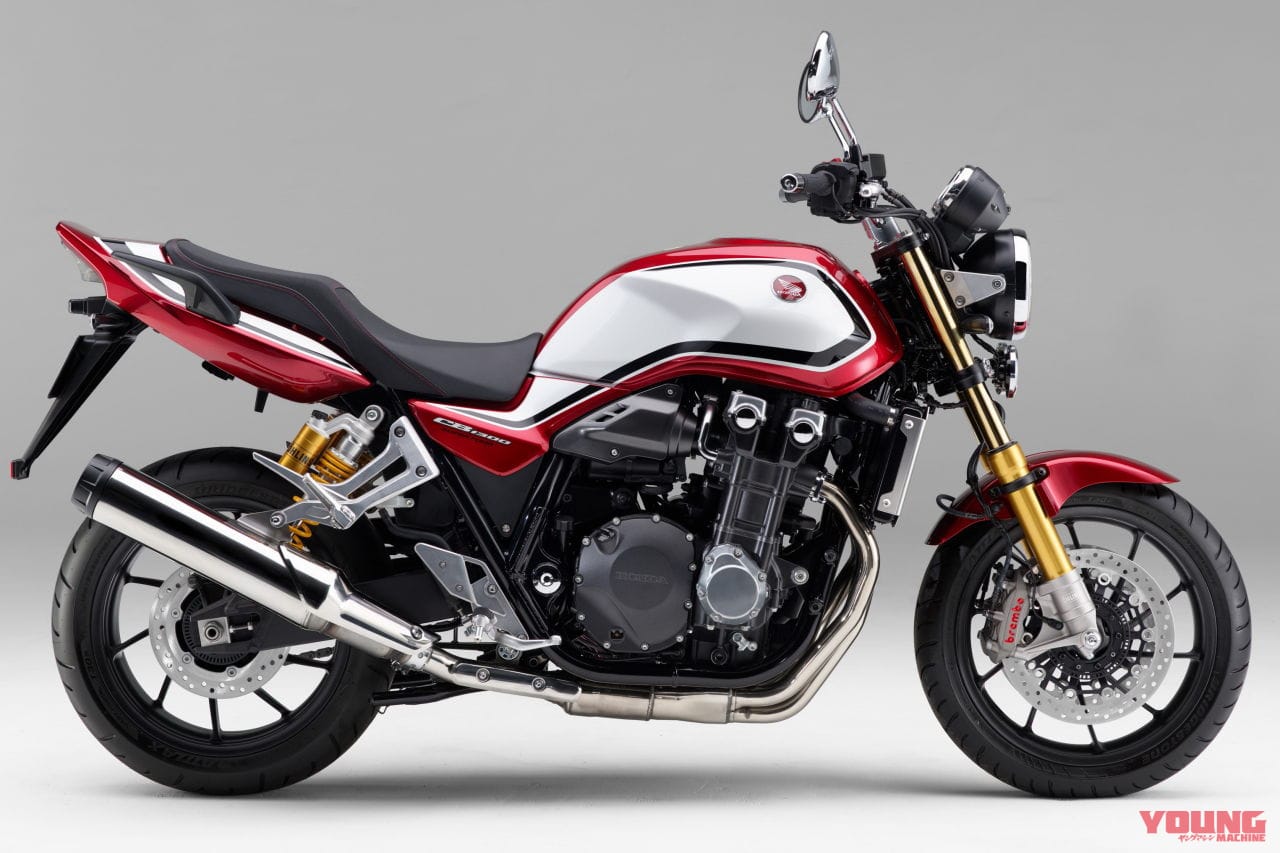 参考(現行モデル):CB1300 SUPER FOUR SP ●193万6000円|ホンダ「CB1300 スーパーフォア/スーパーボルドール」30周年記念車が登場! 標準仕様+SPの足まわり、詳細は後日正式発表へ