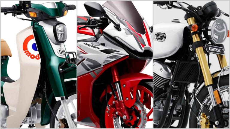 GPX[’22後期新型バイクカタログ]：優秀デザインでコスパ高し! 同社最大のネオクラはIIIに進化