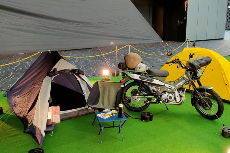 レジストツーリングテント+CT125・ハンターカブ|ワークマン、主力PB製品260アイテムを来年8月まで価格据え置き宣言! キャンプギアも好調だ!