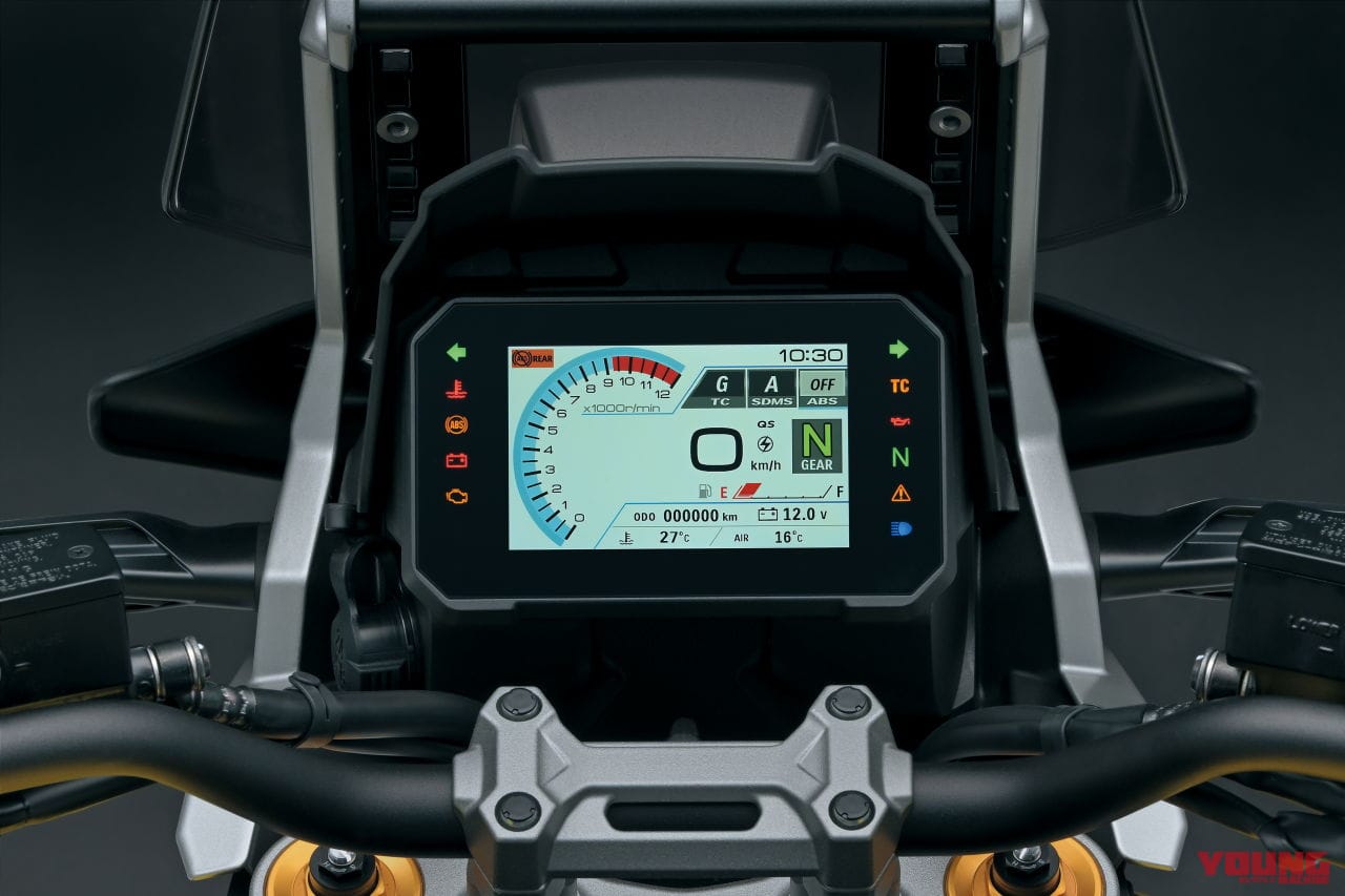[写真] DL1050RJM3_instrument_cluster_1 │ スズキの新型車「Vストローム1050DE」は160万円台で間も ...