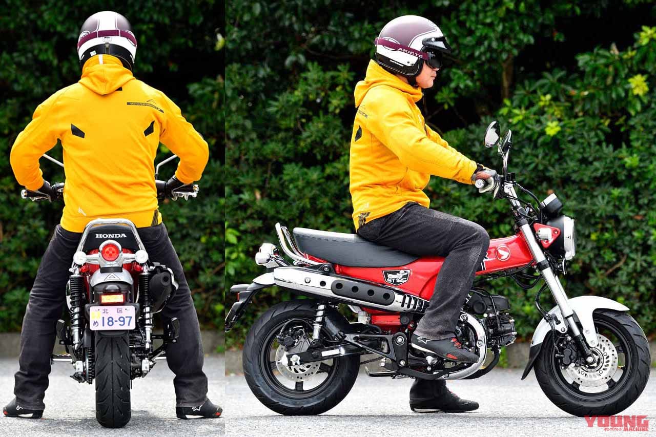 ライディングポジション|ダックス125|ダックス125とハンターカブ、同じ44万円だけど どっちがいいの? AT限定免許で乗れるホンダの身内ライバルを比較!