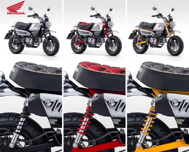 ホンダ「モンキー125」の2023年モデルが登場！ チェック柄シートの神カラー【欧州】│WEBヤングマシン｜新車バイクニュース