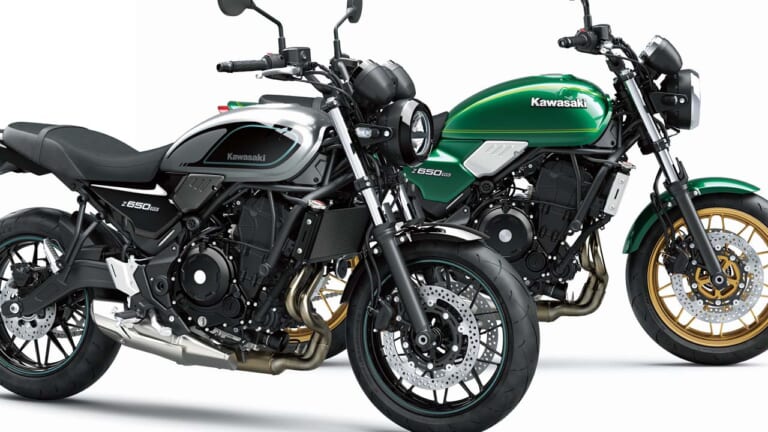 カワサキが「Z650RS」の2023年モデルを11/1に発売! グレーの新色と伝統のグリーン