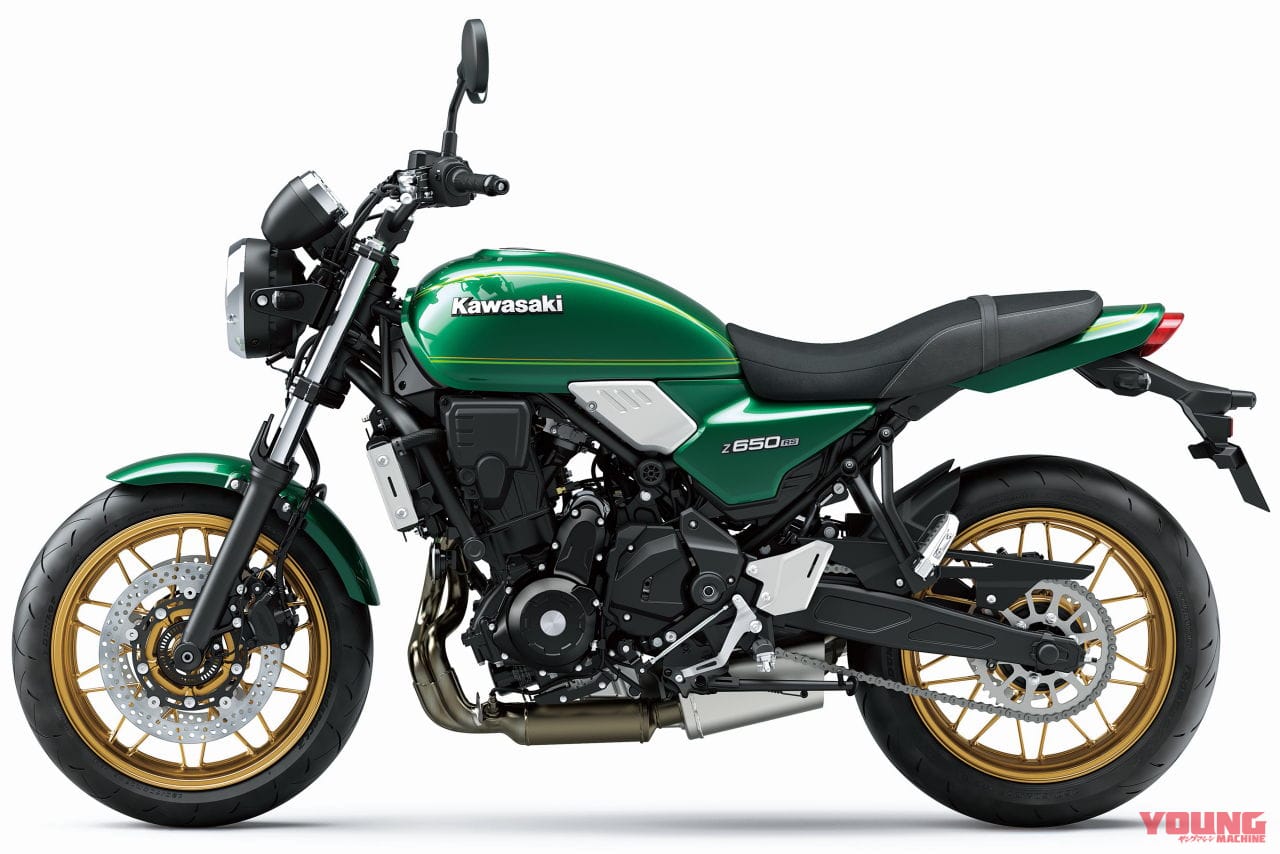 カワサキ|Z650RS|2023年モデル|カワサキが「Z650RS」の2023年モデルを発表! グレーの新色と伝統のグリーン
