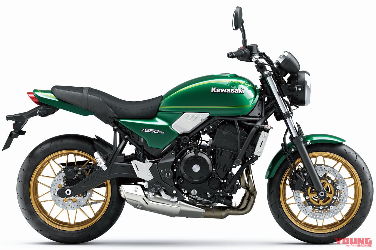 カワサキ|Z650RS|2023年モデル|カワサキが「Z650RS」の2023年モデルを発表! グレーの新色と伝統のグリーン