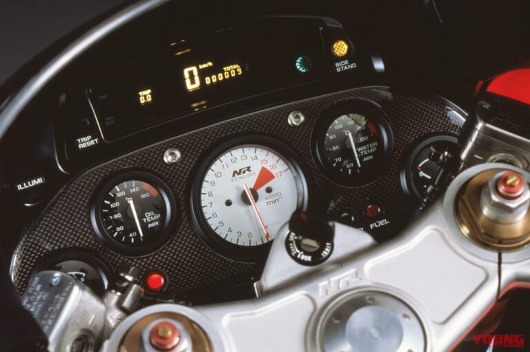 ホンダNR|知ると楽しいバイクのメーター史 アナタはアナログ派? デジタル派?