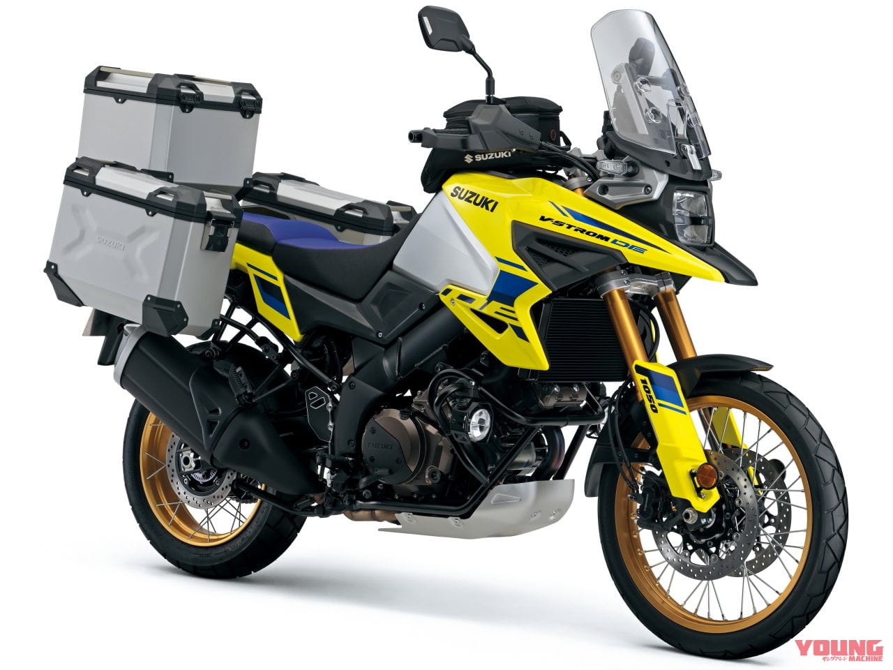 |【速報】前輪21インチ版! スズキ新型車「Vストローム1050DE」登場、「Vストローム1050」は一部仕様変更