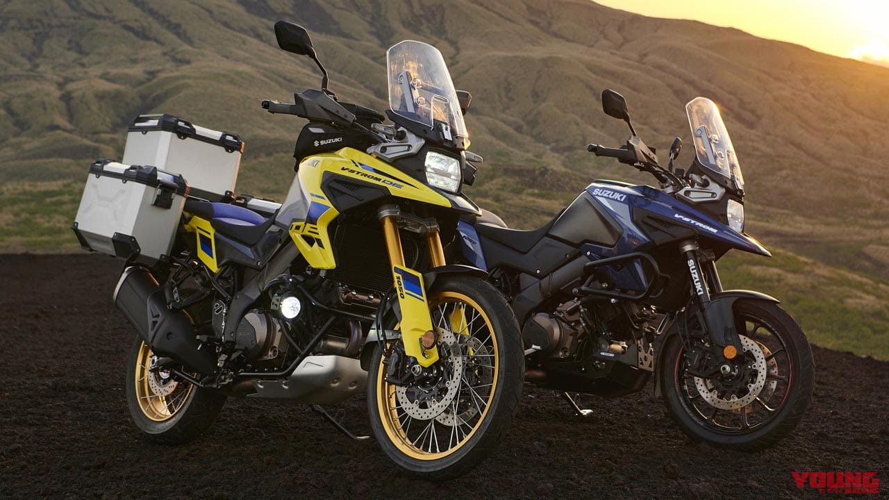 スズキ|Vストローム1050|2023年モデル|前輪21インチ版! スズキが新型車「Vストローム1050DE」を発売、「Vストローム1050」は一部仕様を変更