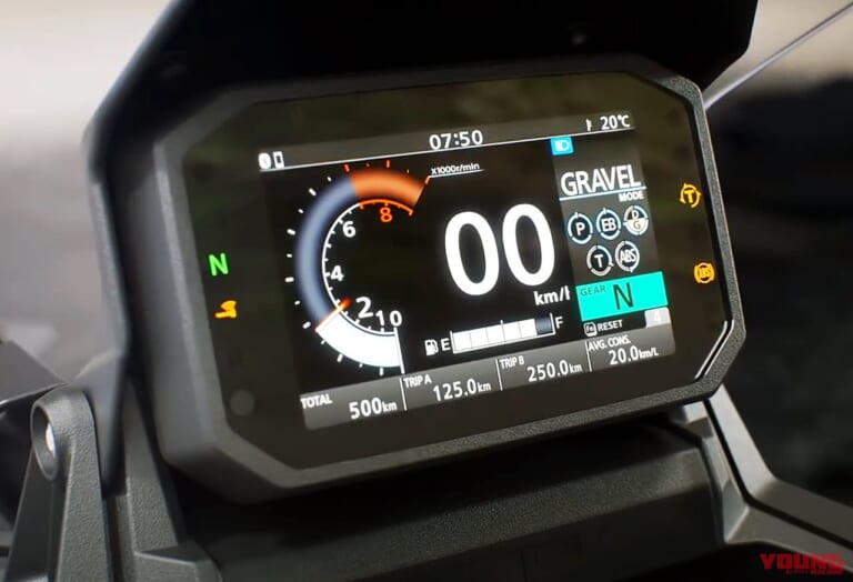 ホンダ X-ADV|液晶|知ると楽しいバイクのメーター史 アナタはアナログ派? デジタル派?