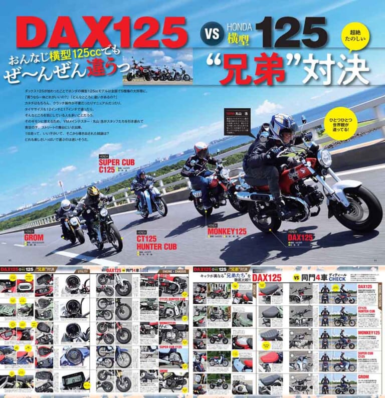 ヤングマシン2022年11月号(9月24日発売)|創刊600号! ダックス125完全解説+ホンダ横型125ccエンジン徹底比較【ヤングマシン2022年11月号は9/24発売】