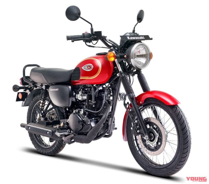 カワサキ|W175|インド仕様|カワサキが「W175」をインドで正式発表! FI化、5段階調整可能なリヤサスペンションなどが明らかに