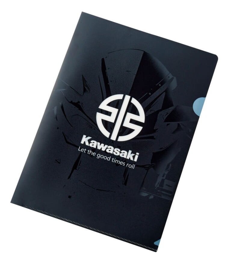 カワサキ ミラー&エンボスクリアファイル(表裏同絵柄)|カワサキが2022年秋冬コレクションを公開! コーヒーミルが当たるキャンペーンも
