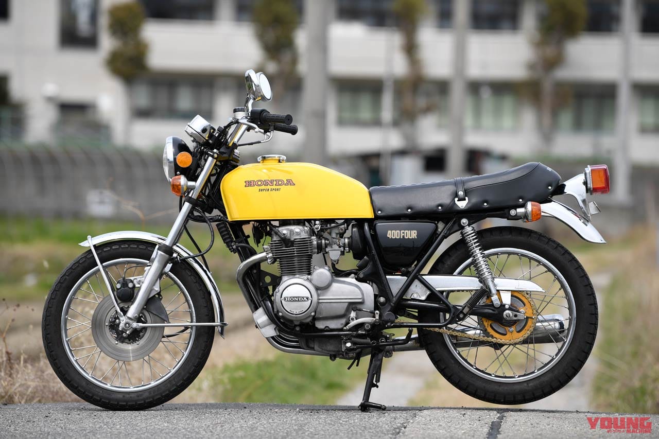 ■HONDA CB400F FOUR 黒 キーホルダー