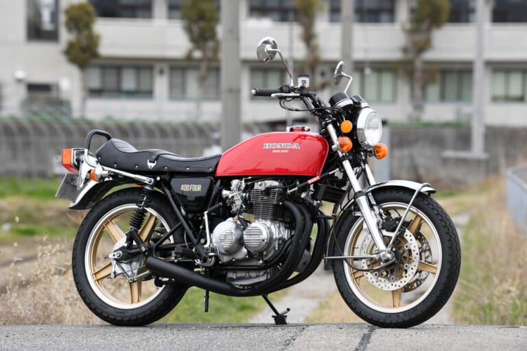 アゲイン CB400フォア|‘70s国産名車・ホンダ CB400FOUR 完調メンテナンス【識者インタビュー:絶妙のサイズ感と軽快なフィーリング】