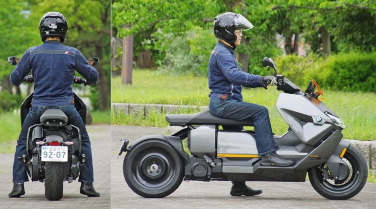 BMW CE04|ライディングポジション|シティライド最適設計! BMWの電動バイク CE04試乗インプレッション