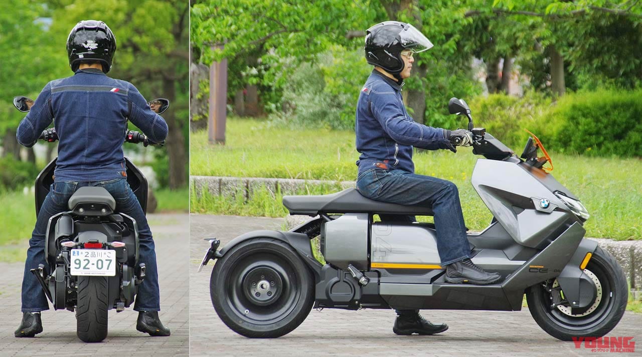 BMW CE04|ライディングポジション|シティライド最適設計! BMWの電動バイク CE04試乗インプレッション