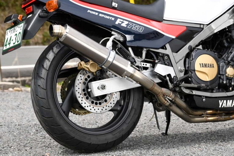 ヤマハFZ750|エキゾーストシステム|‘80s国産名車 ヤマハFZ750 完調メンテナンス【消耗部品はそれなりに揃うが、状況は厳しい】