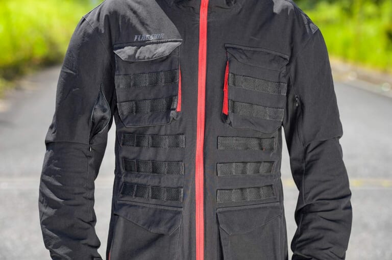 フラッグシップ リフレイムジャケット|ウェビングテープ|焚き火に当たれる多機能バイクウエア! フラッグシップ リフレイムジャケット試用インプレッション【難燃&拡張の強力タッグ】