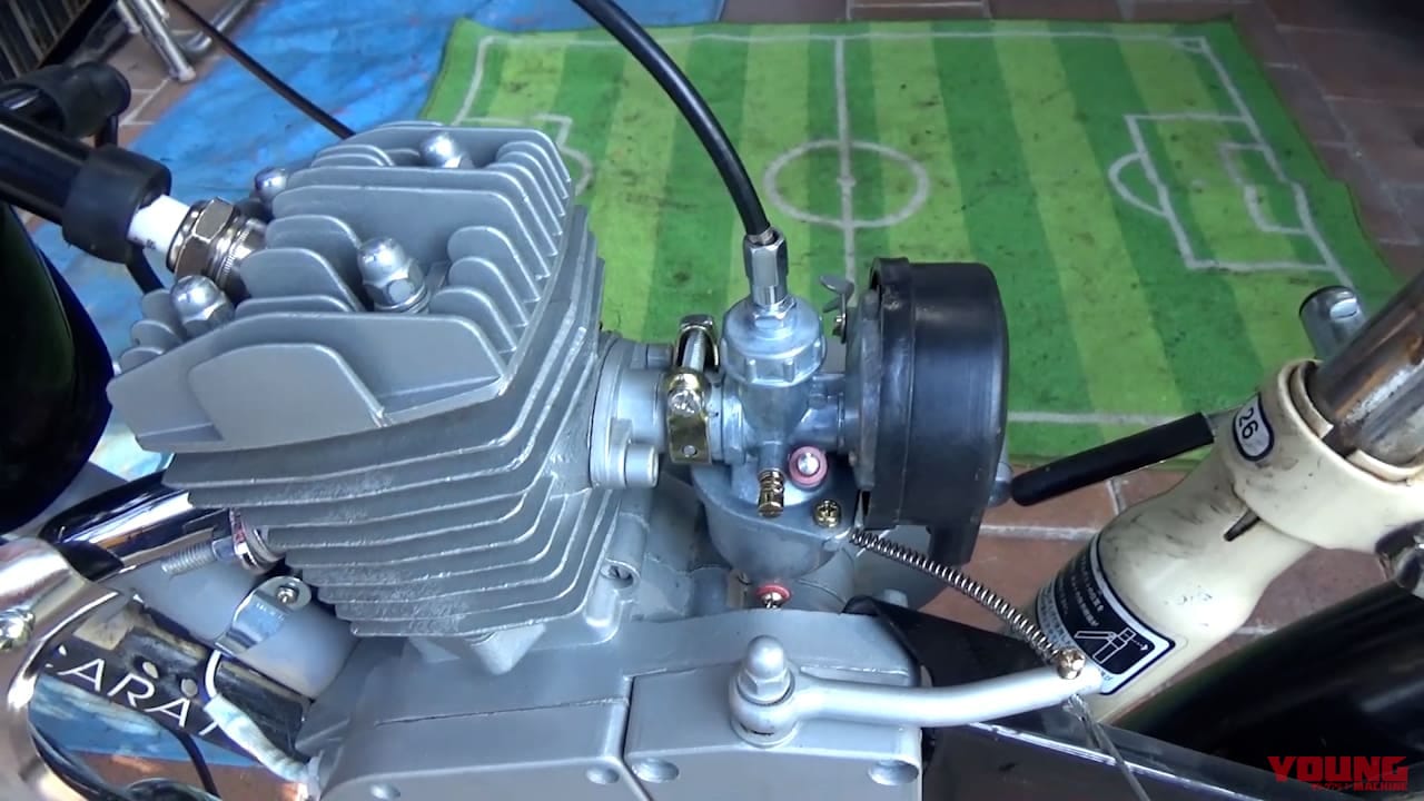 自作モペット製作記 #8|キャブレター|ママチャリ改造バイクついに完成! コレが本当の原動機付自転車だっ!!〈自作モペット製作記 #8〉