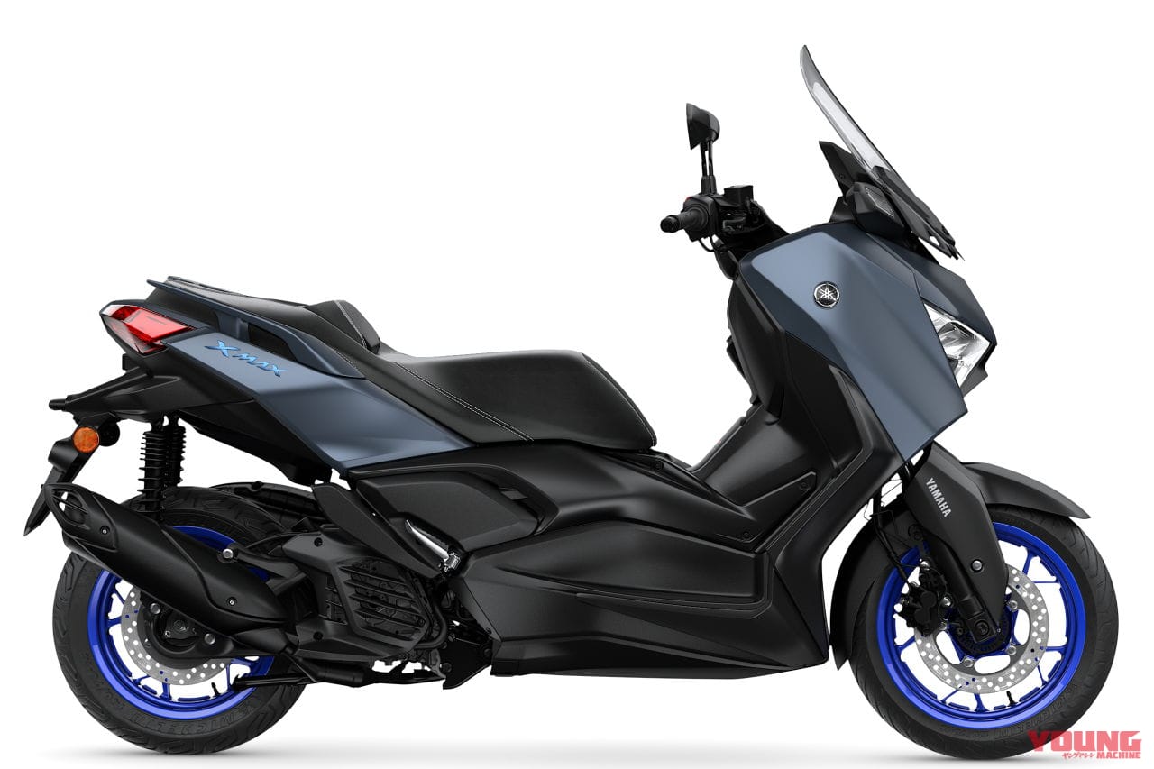 ヤマハ|XMX125|欧州仕様|2023年モデル|オールニュー「XMAX 300/125/テックマックス」をヤマハが欧州で発表! 日本では250が2023年夏以降登場予定