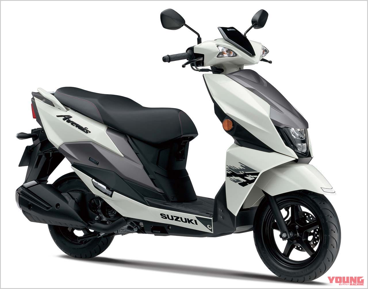 SUZUKI アヴェニス125|第50回『マシン・オブ・ザ・イヤー2022』 &『 マシン・オブ・ザ・50イヤーズ』人気投票受付スタート【祝・ヤンマシ50周年! 今回は新車が当たるぞっ】