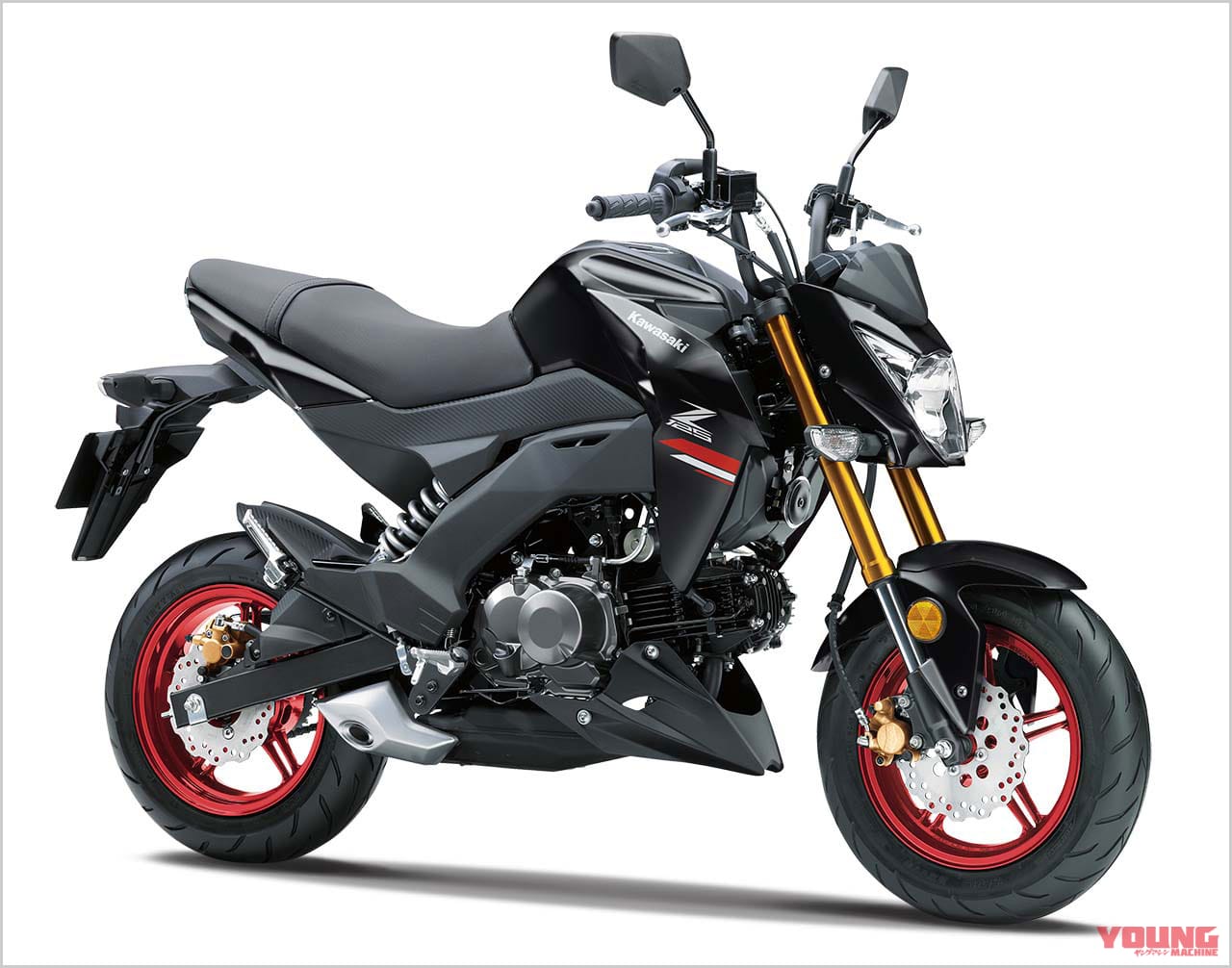 KAWASAKI Z125プロ|第50回『マシン・オブ・ザ・イヤー2022』 &『 マシン・オブ・ザ・50イヤーズ』人気投票受付スタート【祝・ヤンマシ50周年! 今回は新車が当たるぞっ】