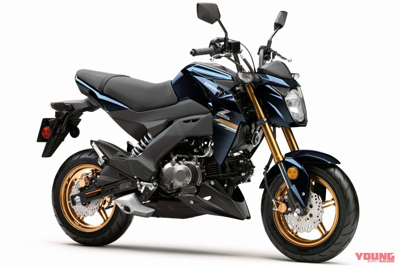 |カラフルな脚ゲット! カワサキ「Z125プロ」登場、ニューカラーはインドネシアをしのぐ3色展開【北米】