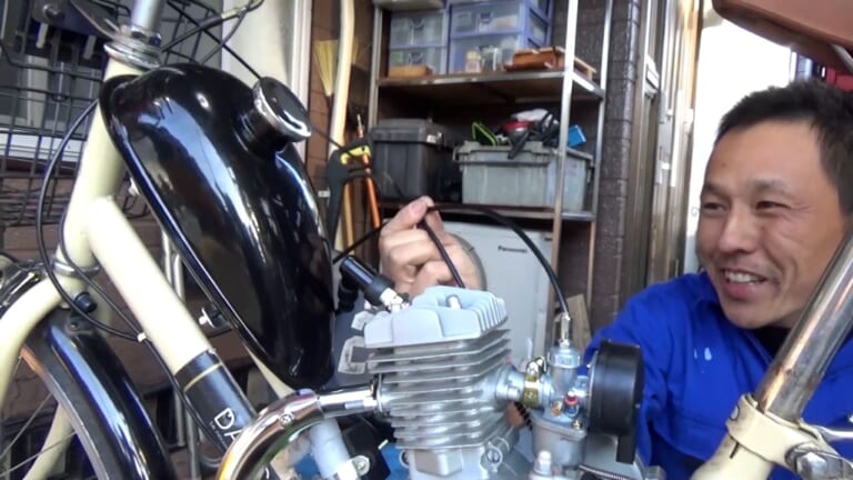 自作モペット製作記 #8|後輪ブレーキ|ママチャリ改造バイクついに完成! コレが本当の原動機付自転車だっ!!〈自作モペット製作記 #8〉