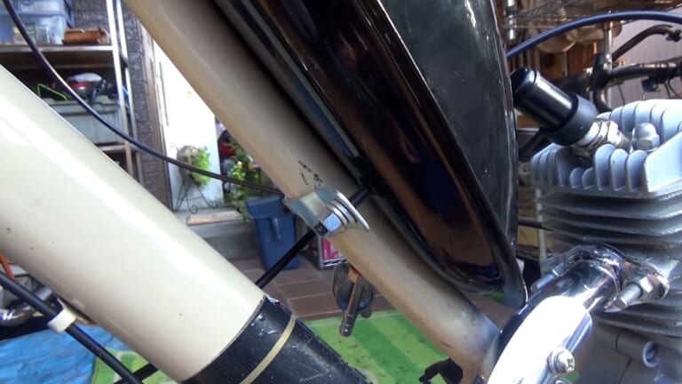 自作モペット製作記 #8|ガソリンタンク|ママチャリ改造バイクついに完成! コレが本当の原動機付自転車だっ!!〈自作モペット製作記 #8〉