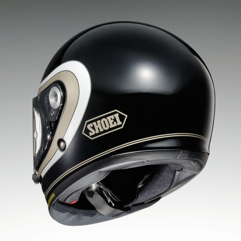 SHOEI Glamster BIVOUAC|SHOEIのレトロなフルフェイスヘルメットに新グラフィック「グラムスター ビバーク」が登場!