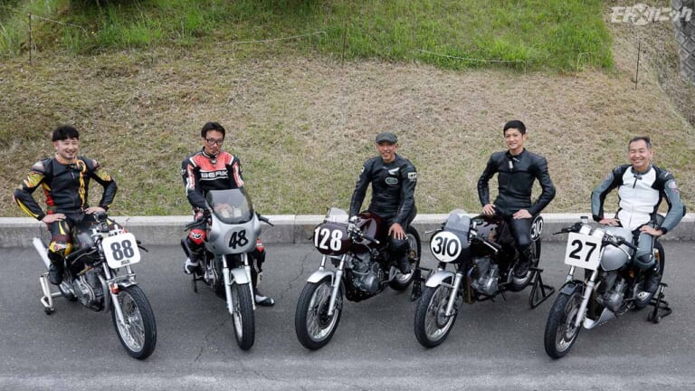 ホンダGB400&500ミーティング：鈴鹿ツインにオーナー集結【SR400だけが空冷シングルじゃない!】