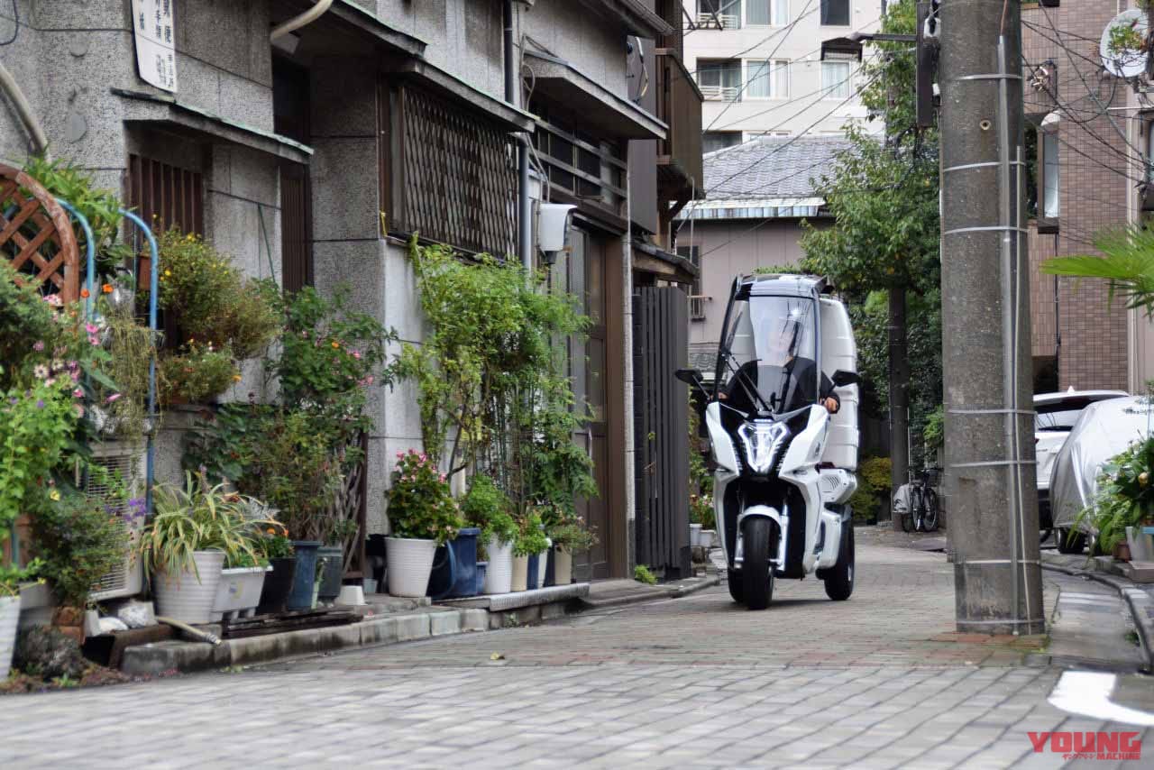 |NTT東日本が電動3輪バイク「AAカーゴ」を初めて採用