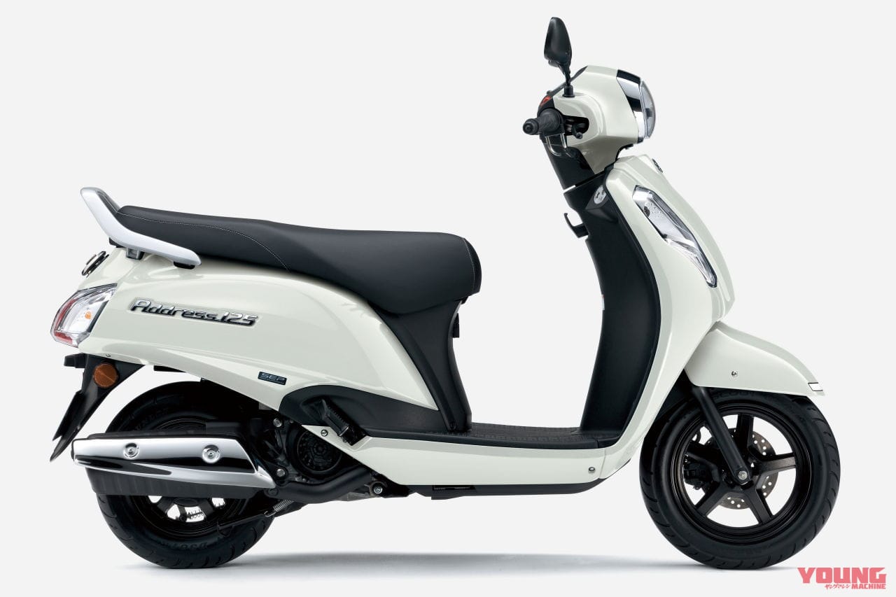 |スズキ新型「アドレス125」登場! アドレスV100から31年の歴史を継承しつつ丸みのあるデザインへ