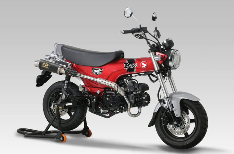 ヨシムラアジア|ダックス125用GPマグナム アップタイプ|ヨシムラからダックス125用“ストレート管”が出るぞ! 【タイで先行開発中の写真を入手】