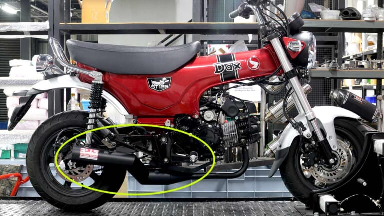 ヨシムラからダックス125用“ストレート管”が出るぞ! 【タイで先行開発