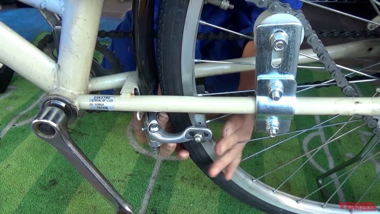 |ママチャリ改造バイクついに完成! コレが本当の原動機付自転車だっ!!〈自作モペット製作記 #8〉