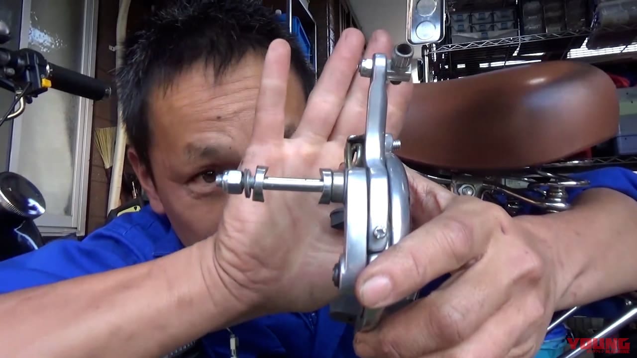 自作モペット製作記 #8|後輪ブレーキ|ママチャリ改造バイクついに完成! コレが本当の原動機付自転車だっ!!〈自作モペット製作記 #8〉