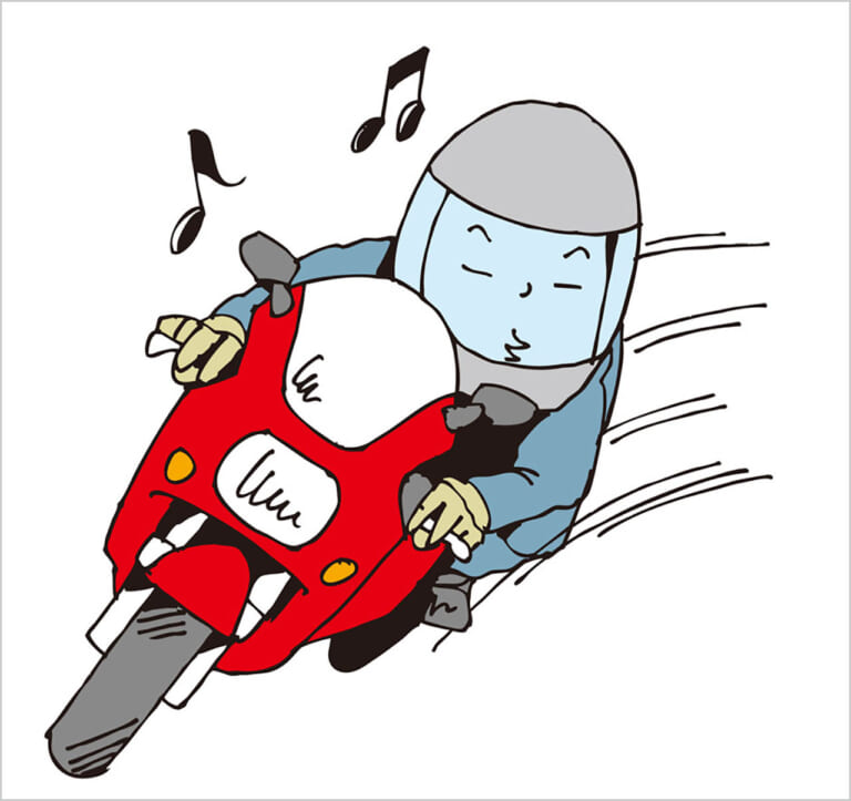 曲がり方のイメージ|Q30:ブレーキのタイミングは? アクセルは?? コーナーの安全な曲がり方を教えて【30秒でわかる! バイクの疑問】