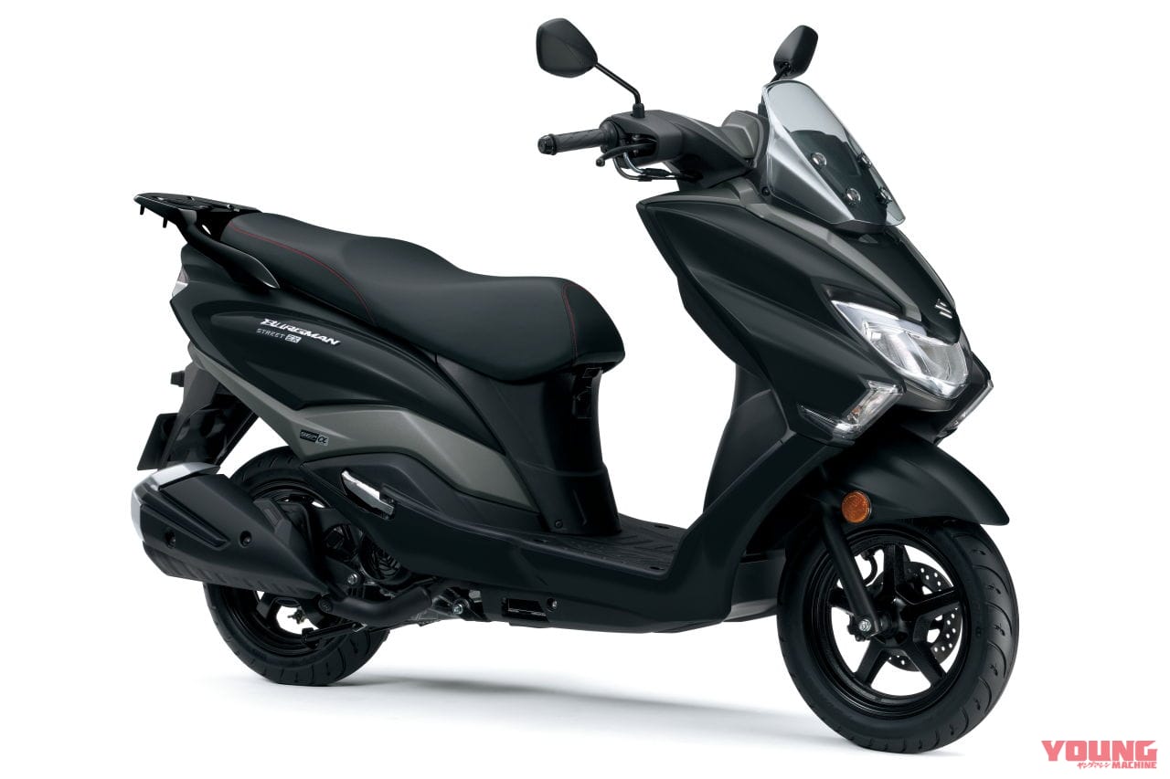 |スズキ新型車「バーグマンストリート125EX」登場! 欧州で原付二種スクーター×3車が揃い踏み