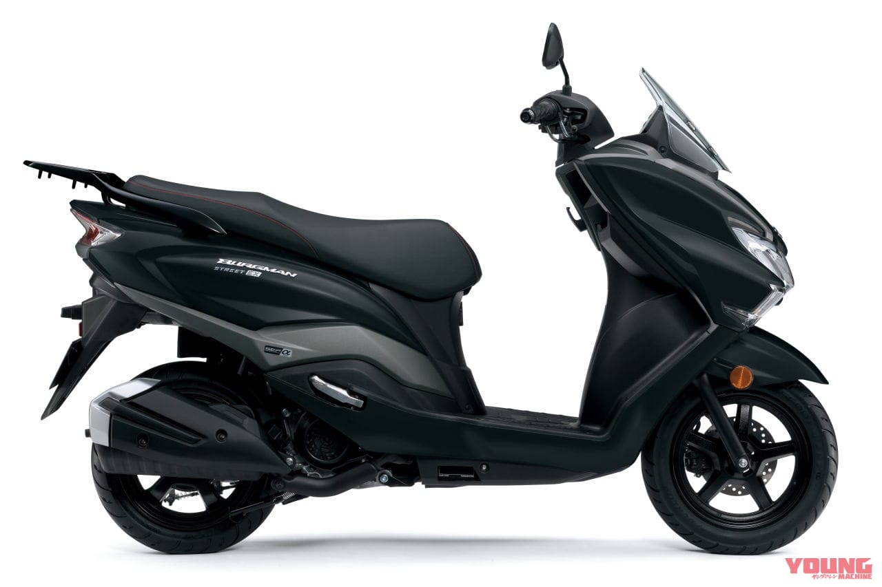 |スズキ新型車「バーグマンストリート125EX」登場! 欧州で原付二種スクーター×3車が揃い踏み